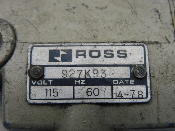 ROSS 927K93 115V UNMP