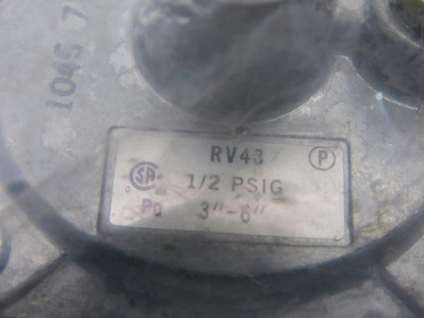 MAXITROL RV43 1/2PSI 3-6" NSNP