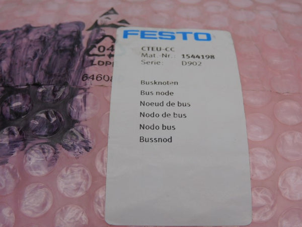 FESTO CTEU-CC 1544198 REV. 01 24VDC NSMP