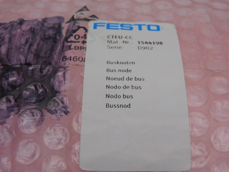 FESTO CTEU-CC 1544198 REV. 01 24VDC NSMP