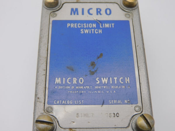 MICRO SWITCH 51ML7 (GREY) (AS IS) UNMP