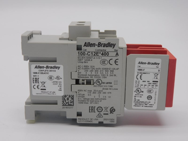 ALLEN BRADLEY 100S-C12EJ431C SER. A 24VDC 32A ( BR/WH) NSMP