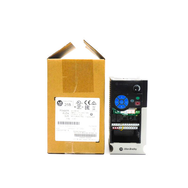 ALLEN BRADLEY 25B-A8P0N114 SER. A F/W 6.001 170-264V 8.0A (AS IS) NSMP