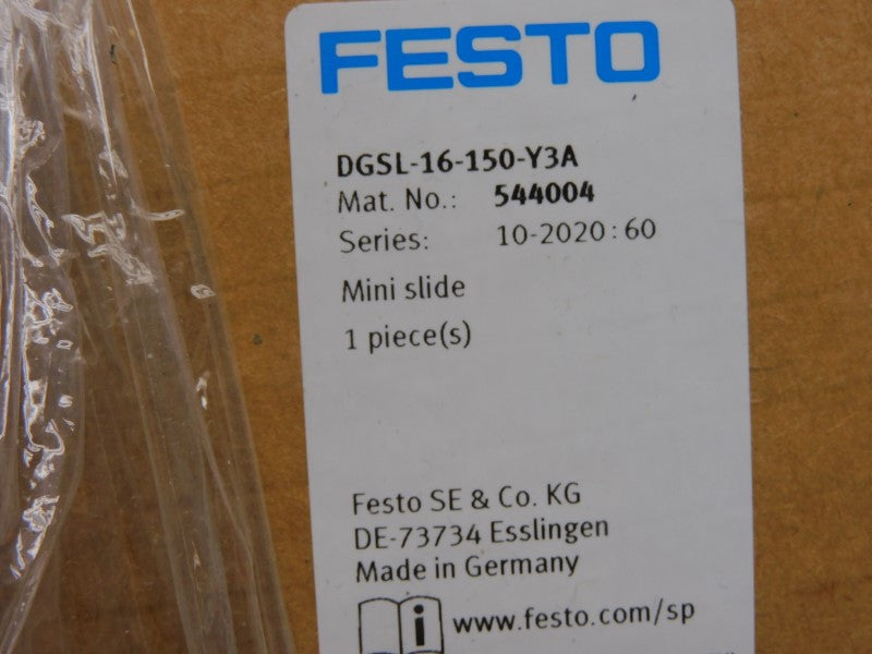 FESTO DGSL-16-150-Y3A 544004 NSMP
