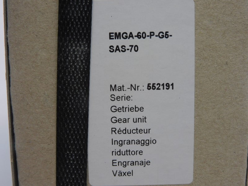 FESTO EMGA-60-P-G5-SAS-70 552191 NSFS