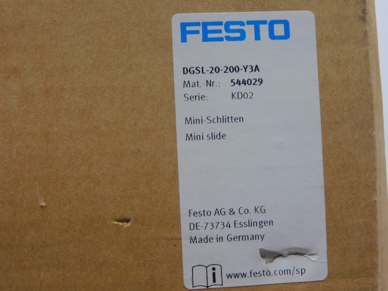FESTO DGSL-20-200-Y3A 544029 NSFS