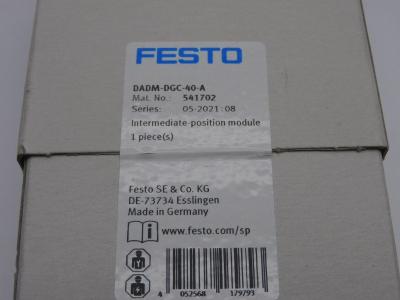FESTO DADM-DGC-40-A 541702 NSFS
