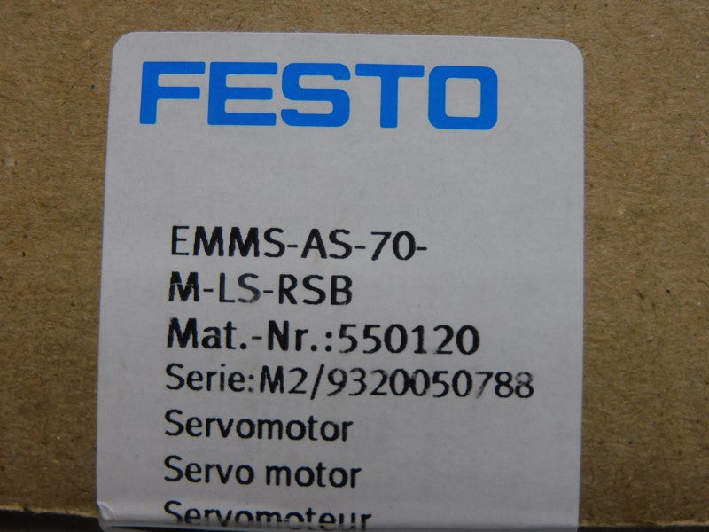 FESTO EMMS-AS-70-M-LS-RSB 550120 360V 10A NSMP