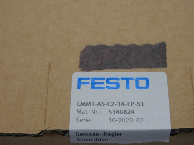 FESTO CMMT-AS-C2-3A-EP-S1 5340824 REV. 13 230VAC 2.8A NSMP