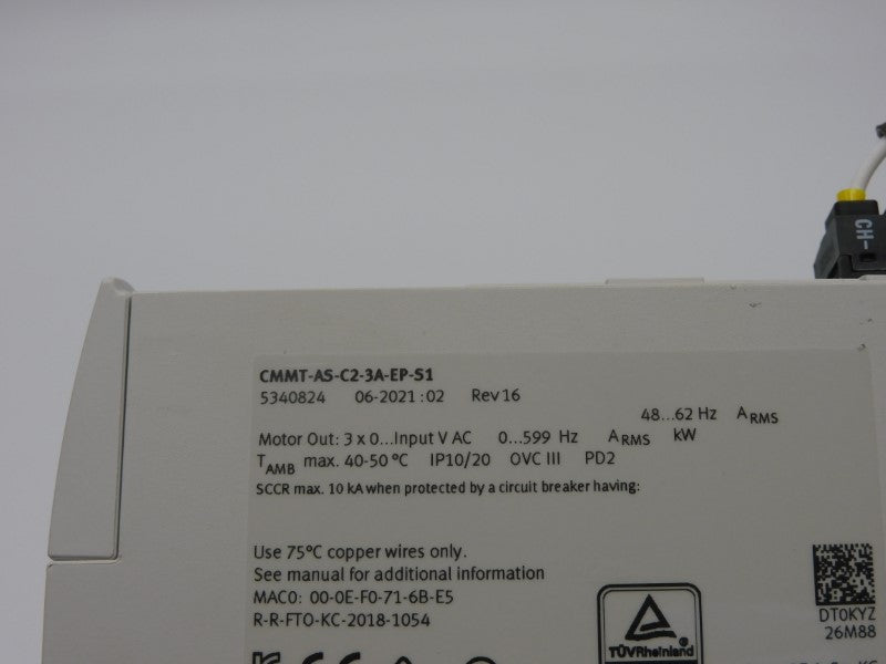 FESTO CMMS-AS-C2-3A-EP-S1 5340824 REV. 16 NSMP