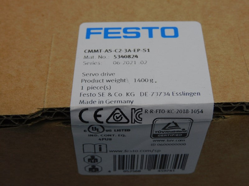 FESTO CMMS-AS-C2-3A-EP-S1 5340824 REV. 16 NSMP