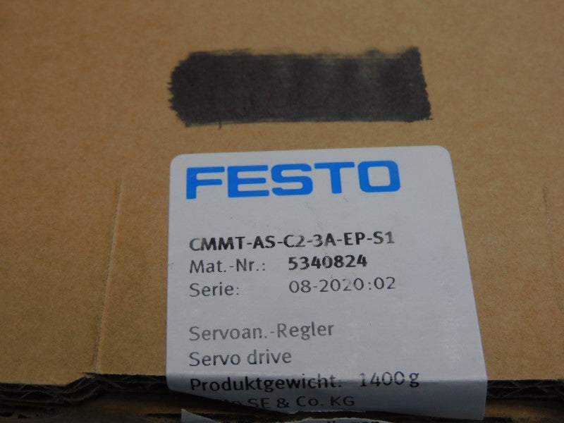 FESTO CMMS-AS-C2-3A-EP-S1 5340824 REV. 11 230VAC 2.8A NSMP