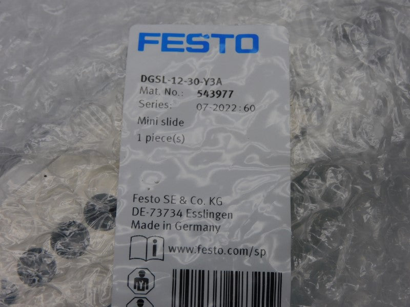 FESTO DGSL-12-30-Y3A 543977 NSMP