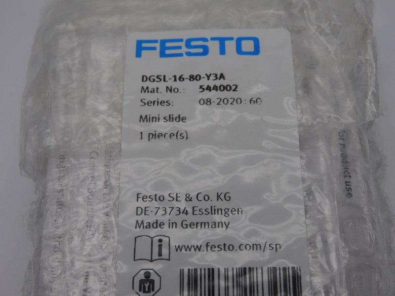 FESTO DGSL-16-80-Y3A 544002 NSMP
