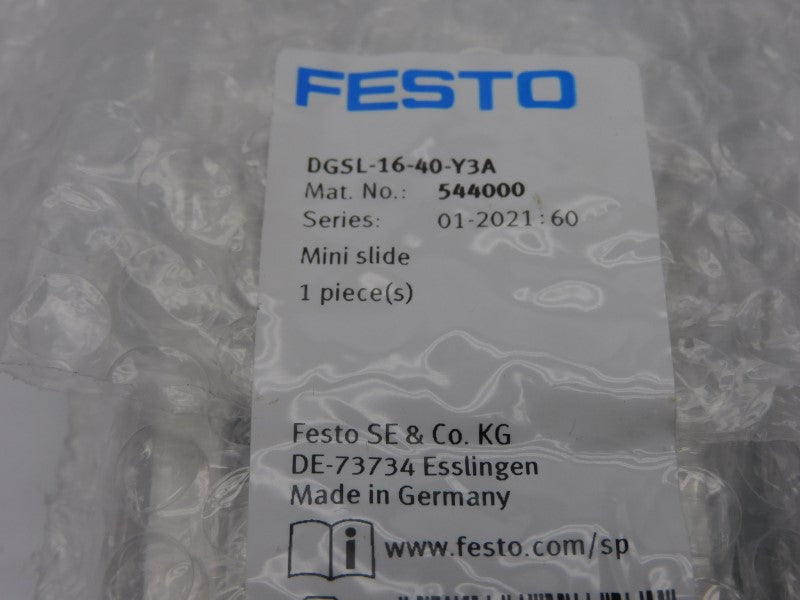FESTO DGSL-16-40-Y3A 544000 NSMP