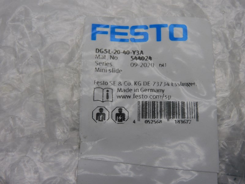 FESTO DGSL-20-40-Y3A 544024 NSMP