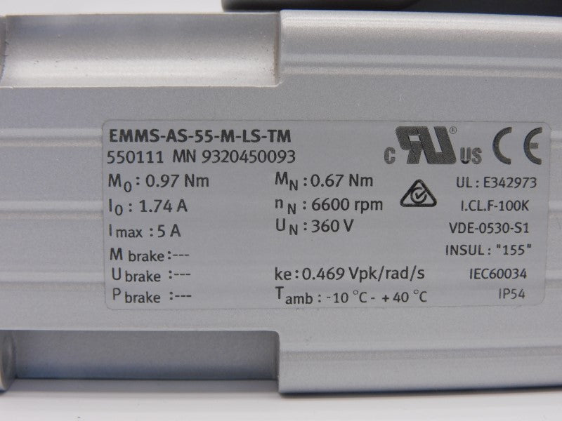 FESTO EMMS-AS-55-M-LS-TM 550111 360V 5A NSMP