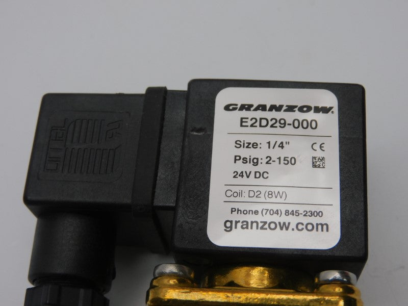 GRANZOW E2D29-000 24VDC 2-150PSI 1/4" NSNP