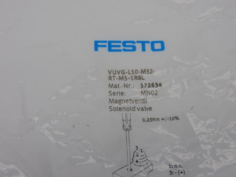 FESTO VUVG-L10-M52-RT-M5-1R8L 572634 NSMP