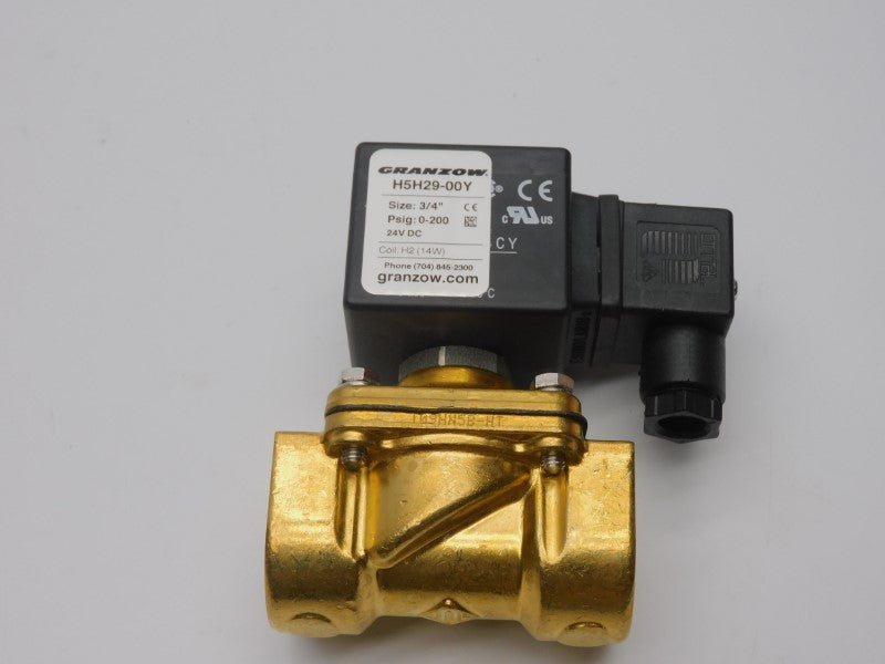 GRANZOW H5H29-00Y 24VDC 0-200PSI 3/4" NSMP