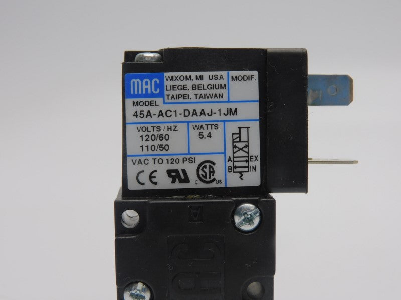 MAC 45A-AC1-DAAJ-1JM 110/120V 120PSI NSNP