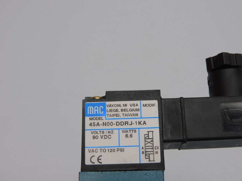 MAC 45A-N00-DDRJ-1KA 90VDC 120PSI NSNP