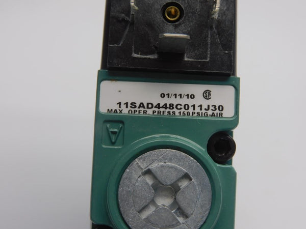 NUMATICS 11SAD448C011J30 110-120V .15A 150PSI NSNP