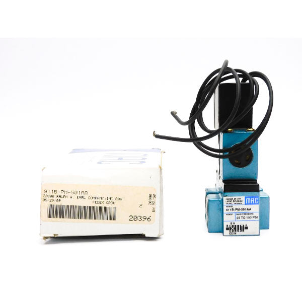 MAC 911B-PM-501AA 24VDC 25-150PSI NSMP