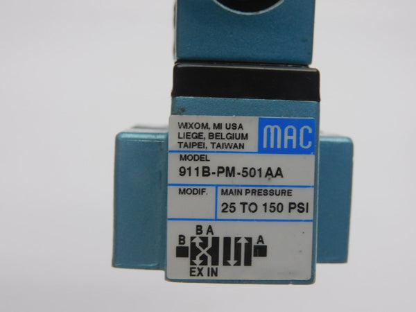 MAC 911B-PM-501AA 24VDC 25-150PSI NSMP