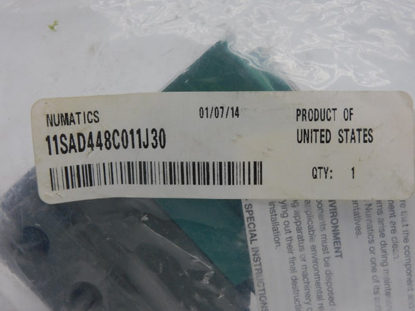 NUMATICS 11SAD448C011J30 150PSI NSMP