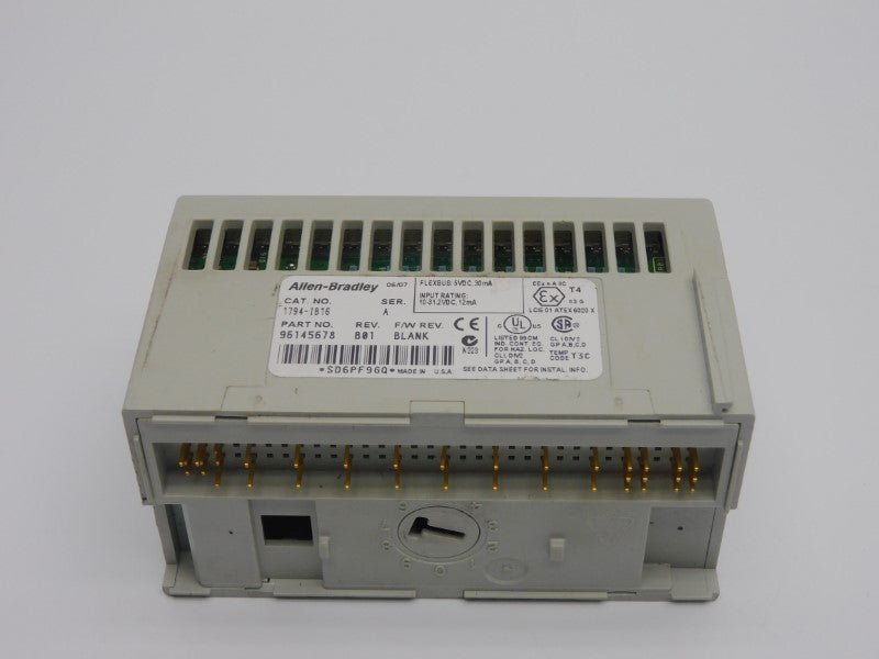 ALLEN BRADLEY 1794-IB16 SER. A REV. B01 10-31.2VDC UNMP