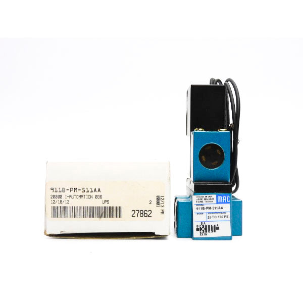 MAC 911B-PM-511AA 24VDC 24-150PSI NSMP