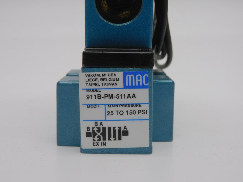 MAC 911B-PM-511AA 24VDC 24-150PSI NSMP