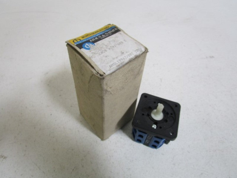 KRAUS & NAIMER ROTARY SWITCH CA20 A241-600 E (AS PICTURED) NSMP