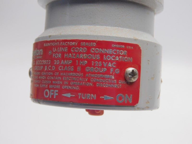 APPLETON ECCL2023 125VAC 20A UNMP