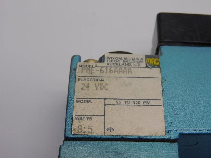 MAC PME-616AAAA 24VDC 25-150PSI NSNP