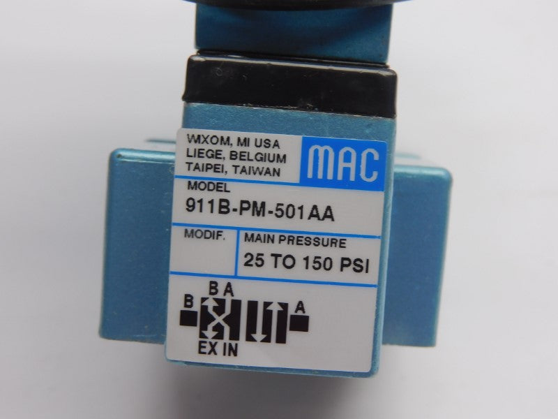 MAC 911B-PM-501AA 24VDC 25-150PSI NSNP