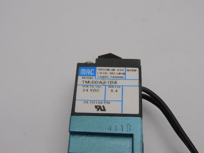 MAC TM-DDAJ-1DA 24VDC 25-150PSI NSNP
