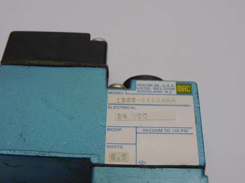 MAC 130B-616AAAA 24VDC 150PSI NSNP