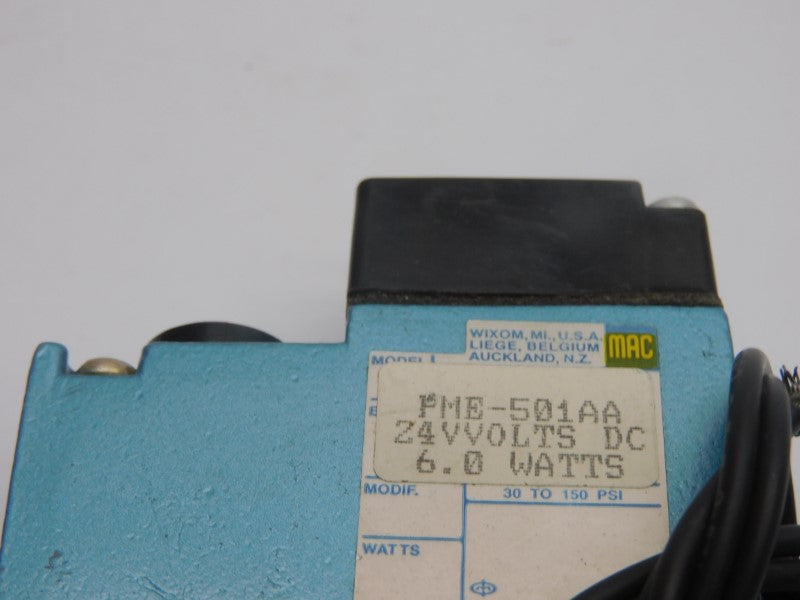 MAC PME-501AA 24VDC 30-150PSI UNMP
