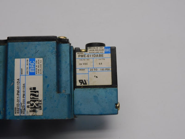 MAC 6321D-311-PM-611DA 24VDC 150PSI UNMP