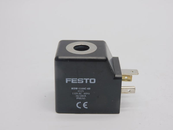 FESTO MSW-110AC-60 4125 110VAC (AS IS) NSNP