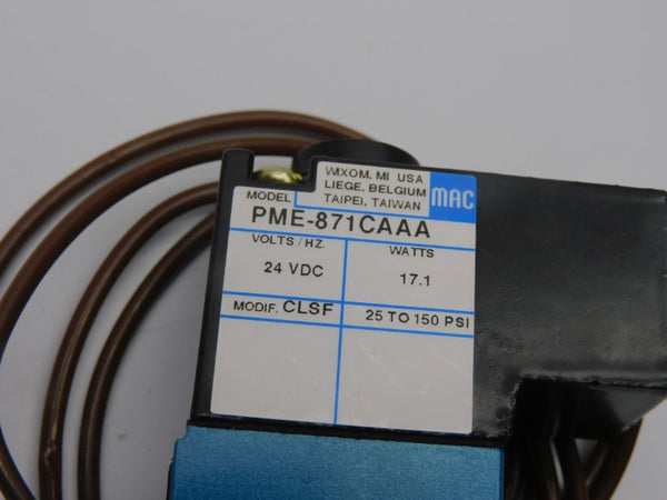 MAC PME-871CAAA 24VDC 25-150PSI NSMP