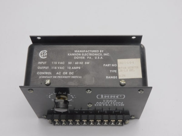 ISSC 1262-1-L-D-B 115VAC 10A .06-1.0S NSNP