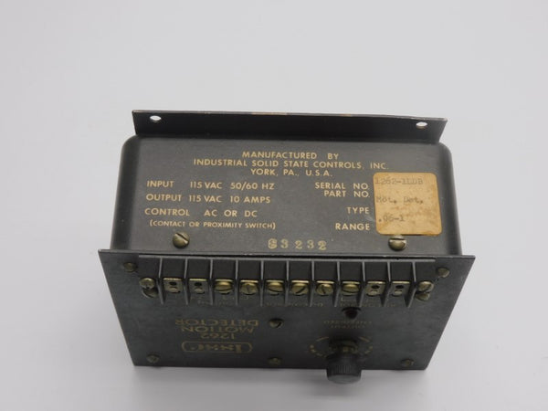 ISSC 1262-11DB 115VAC 10A UNMP