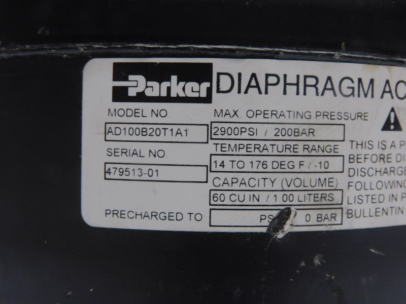 PARKER AD100B20T1A1 2900PSI NSNP