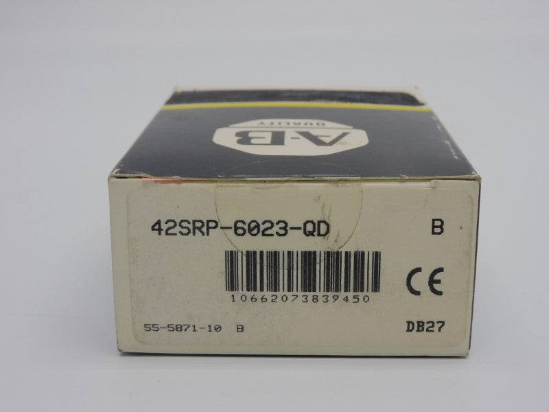ALLEN BRADLEY 42SRP-6023-QD SER. B 10-30VDC (BK/YL) NSMP