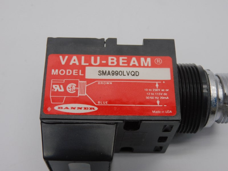 BANNER ENGINEERING SMA990LVQD 26868 10-250VAC NSMP