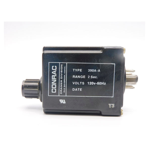 CONRAC 390A-A 120V 10A 2SEC UNMP