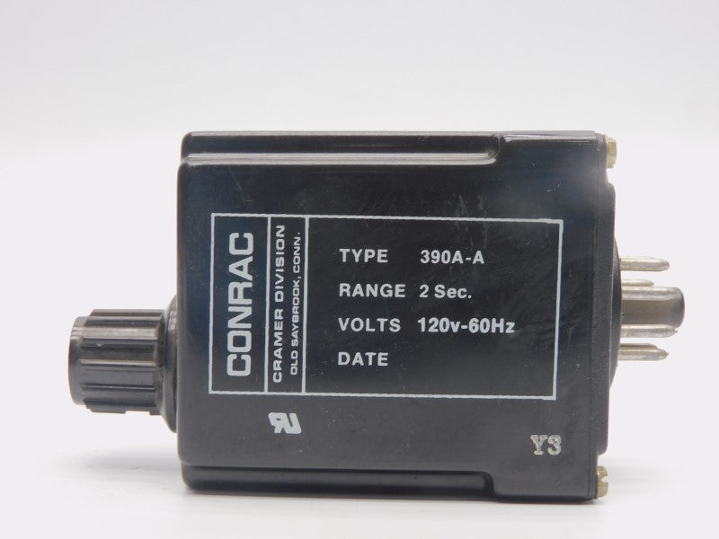 CONRAC 390A-A 120V 10A 2SEC UNMP